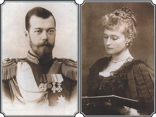 Царь Николай II с Царицею Александрой